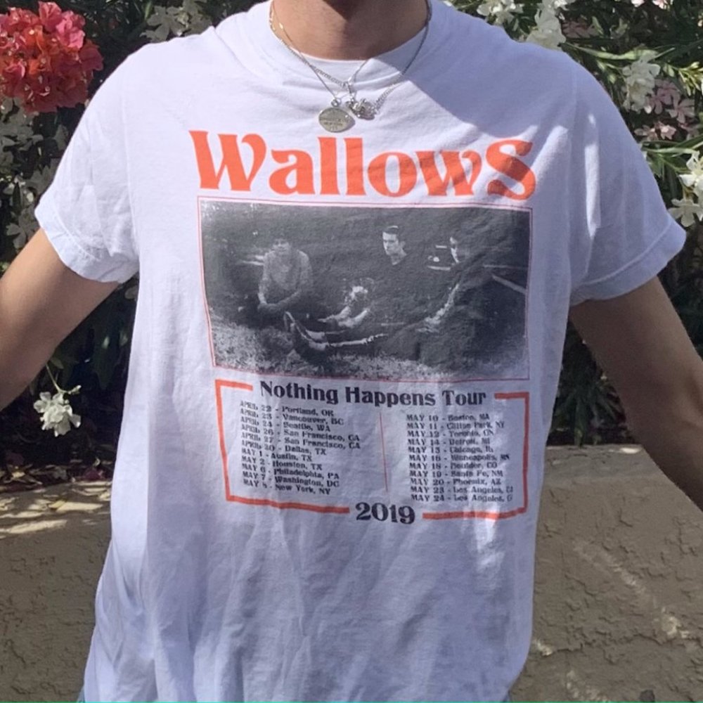 Wallows 2019 Nothing Happens Tour T-Shirt